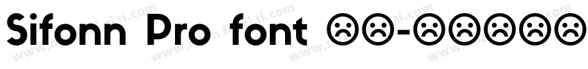 Sifonn Pro font 下载字体转换